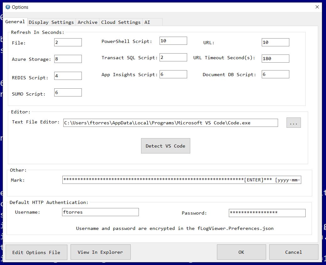 fLogViewer - Log File Viewer Software